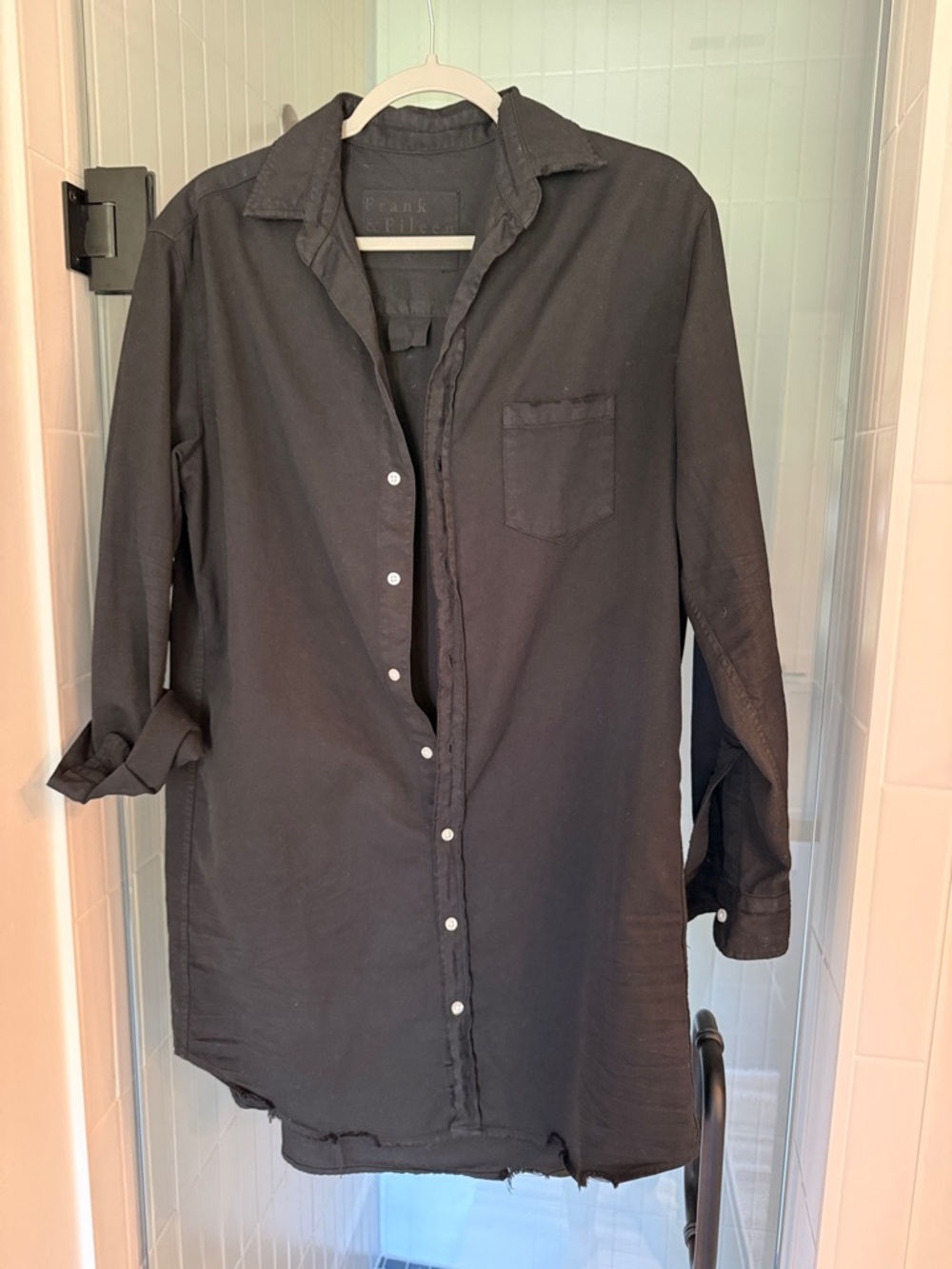 Frank & Eileen Black Casual Button-Down Shirt